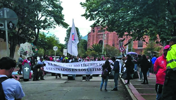 ¡Atención! se registra movilización indígena en el centro de Bogotá