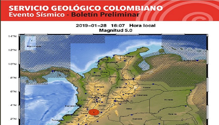 Nuevo temblor en Colombia: se sintió en Bogotá y Cali