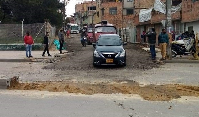 Soacha inaugura vía para descongestionar el tráfico por la avenida indumil