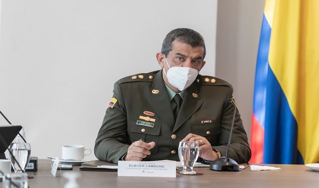 General Eliécer Camacho Jiménez asumió como nuevo comandante de la Policía Metropolitana de Bogotá