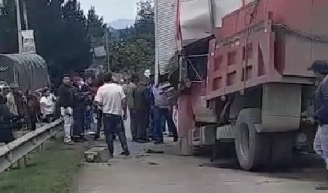 Grave accidente en el sitio “La Reforma”, en la vía Ubaté – Zipaquirá, un conductor fallecido