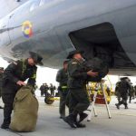 Fuerza Aérea transporta efectivos de la Policía que garantizarán la seguridad en las elecciones del fin de semana