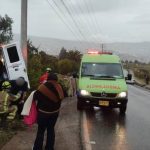 Investigan accidente de una ambulancia que trasladaba un paciente de Úmbita a Tunja