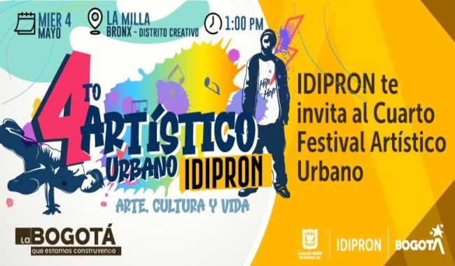 Jornada de tolerancia en el cuarto Festival Artístico Urbano de IDIPRON