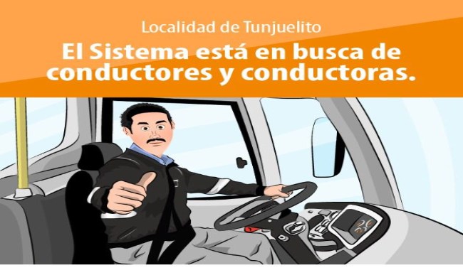El Sistema de Transporte Público de Bogotá sigue en busca de conductores y conductoras