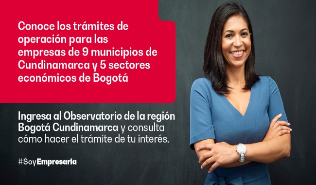 Encuentre información de trámites empresariales de Bogotá y la región en un solo lugar