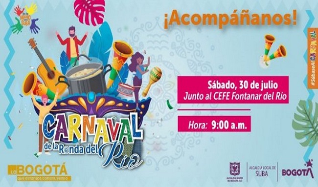 Este año revive el Carnaval de la Ronda del Río, fiesta tradicional de Suba para recuperar la ronda del río Bogotá